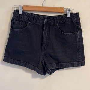 Forever 21 Black Denim Shorts - 28